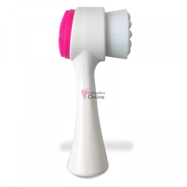 Perie din silicon pentru gomaj facial Cod PF08 cu 2 capete diferite